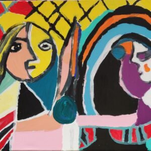 Ode to Picasso (woman and the mirror)